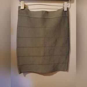 Bebe Elegant Olive Green Women's Skirt